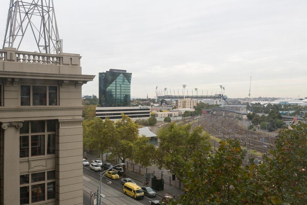 1 Exhibition Apartment Hotel Melbourne Rom bilde