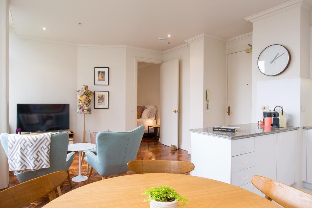 1 Exhibition Apartment Hotel Melbourne Rom bilde