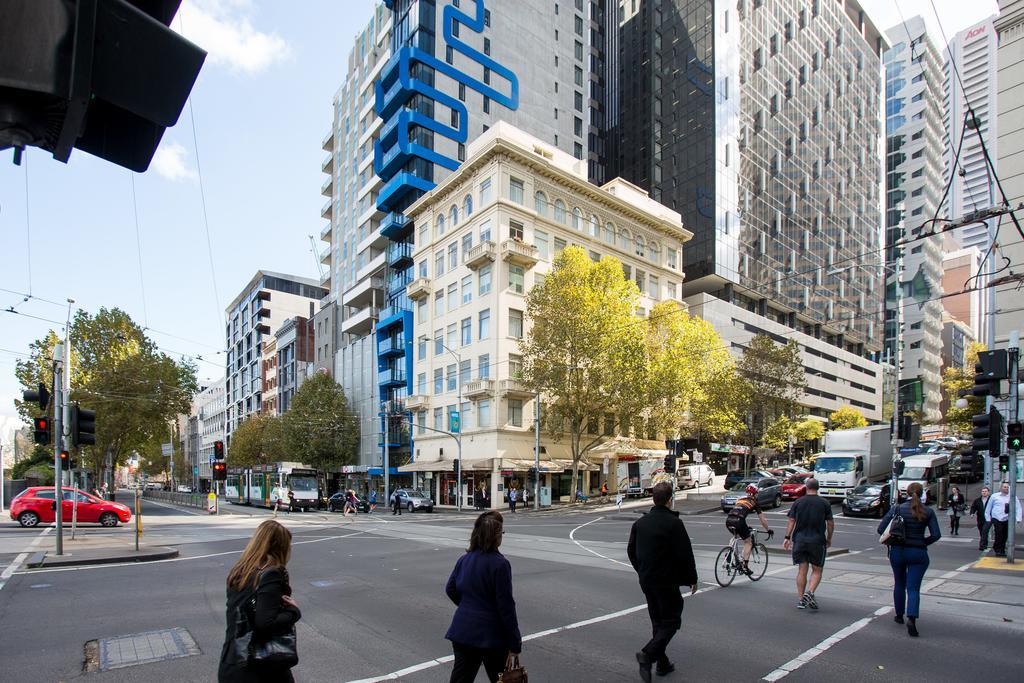1 Exhibition Apartment Hotel Melbourne Rom bilde
